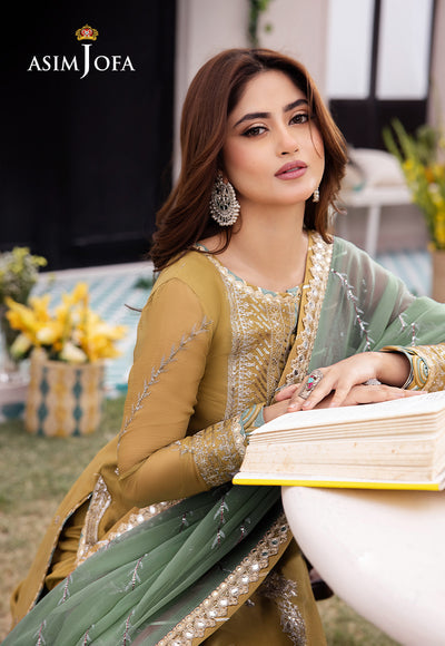 Asim Jofa | Dhanak Rang Collection | AJCF-16 - by - Libasekhas UK - Registered Vendor of : Asim Jofa - 100% Original Designer Dresss