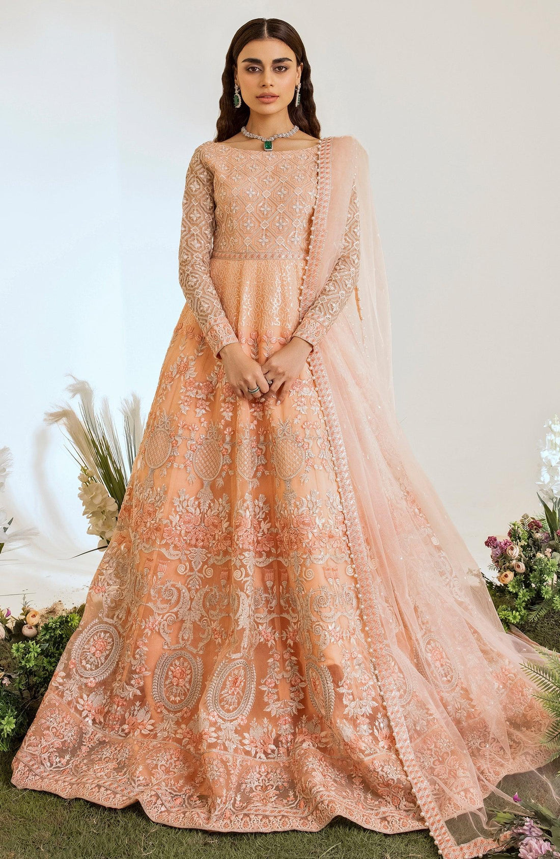 Maryum N Maria | The Brides 23 | Sushi Kiss (MS23-532) - by - Libasekhas UK - Registered Vendor of : Maryum N Maria - 100% Original Designer Dresss