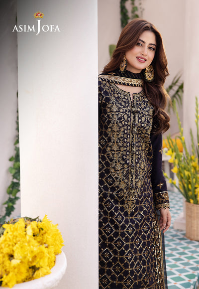 Asim Jofa | Dhanak Rang Collection | AJCF-04 - by - Libasekhas UK - Registered Vendor of : Asim Jofa - 100% Original Designer Dresss