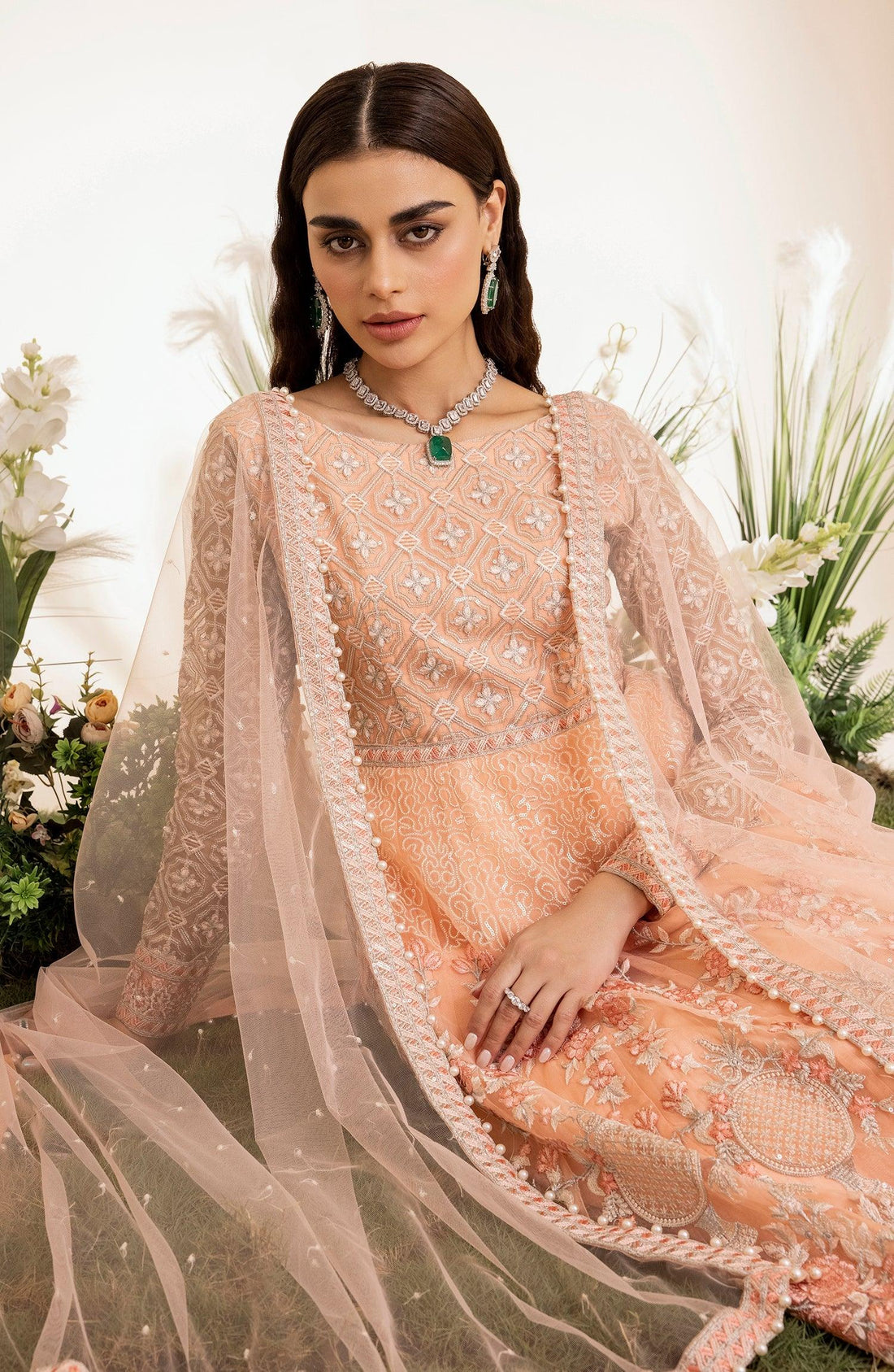 Maryum N Maria | The Brides 23 | Sushi Kiss (MS23-532) - by - Libasekhas UK - Registered Vendor of : Maryum N Maria - 100% Original Designer Dresss