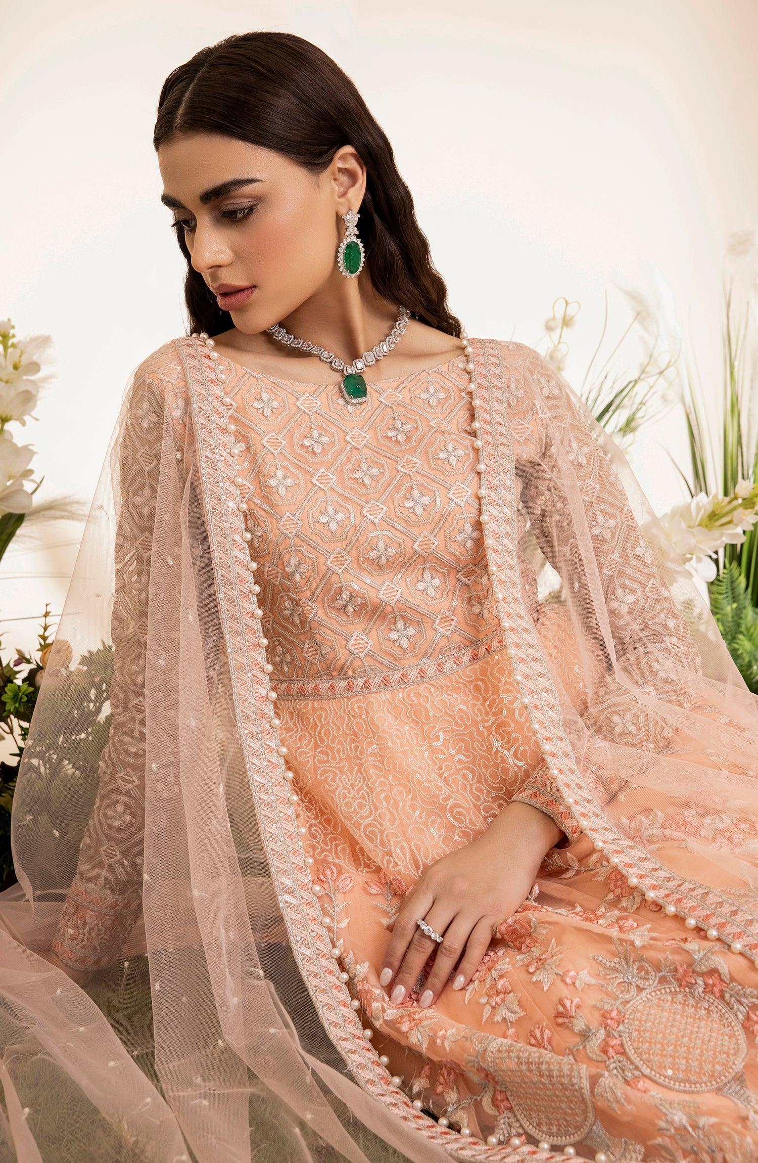 Maryum N Maria | The Brides 23 | Sushi Kiss (MS23-532) - by - Libasekhas UK - Registered Vendor of : Maryum N Maria - 100% Original Designer Dresss