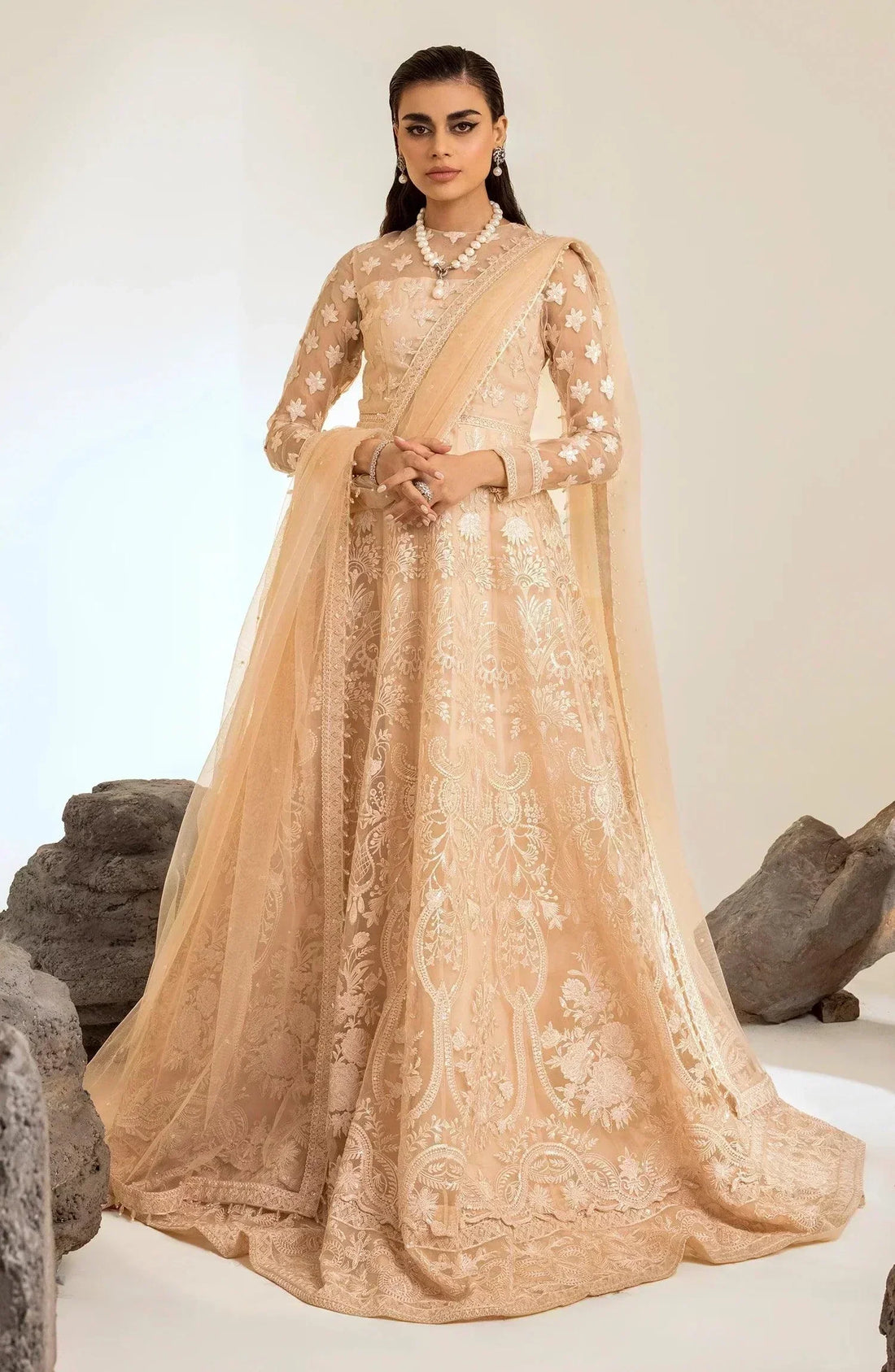 Maryum N Maria | The Brides 23 | Dazzle LighT (MS23-539) - by - Libasekhas UK - Registered Vendor of : Maryum N Maria - 100% Original Designer Dresss