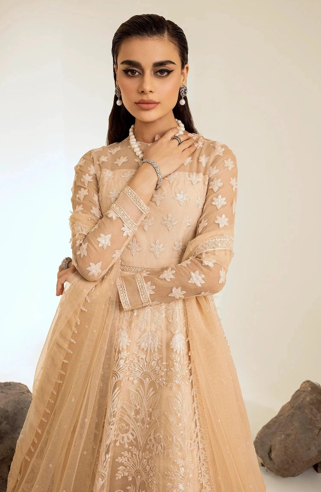 Maryum N Maria | The Brides 23 | Dazzle LighT (MS23-539) - by - Libasekhas UK - Registered Vendor of : Maryum N Maria - 100% Original Designer Dresss