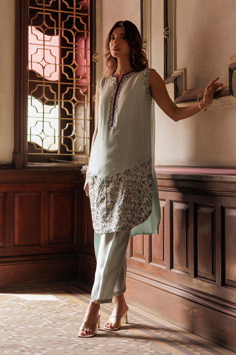 The Pink Tree Company | Yaadish Bakhair | Firoza - by Libasekhas UK - Registered Vendor of : The Pink Tree Company - 100% Original Designer Dress