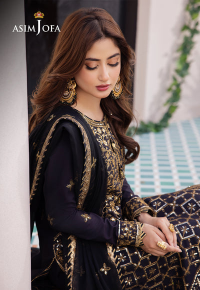 Asim Jofa | Dhanak Rang Collection | AJCF-04 - by - Libasekhas UK - Registered Vendor of : Asim Jofa - 100% Original Designer Dresss