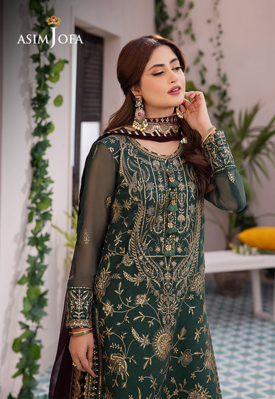 Asim Jofa | Dhanak Rang Collection | AJCF-10 - by - Libasekhas UK - Registered Vendor of : Asim Jofa - 100% Original Designer Dresss