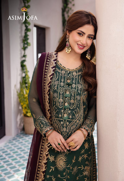 Asim Jofa | Dhanak Rang Collection | AJCF-10 - by - Libasekhas UK - Registered Vendor of : Asim Jofa - 100% Original Designer Dresss
