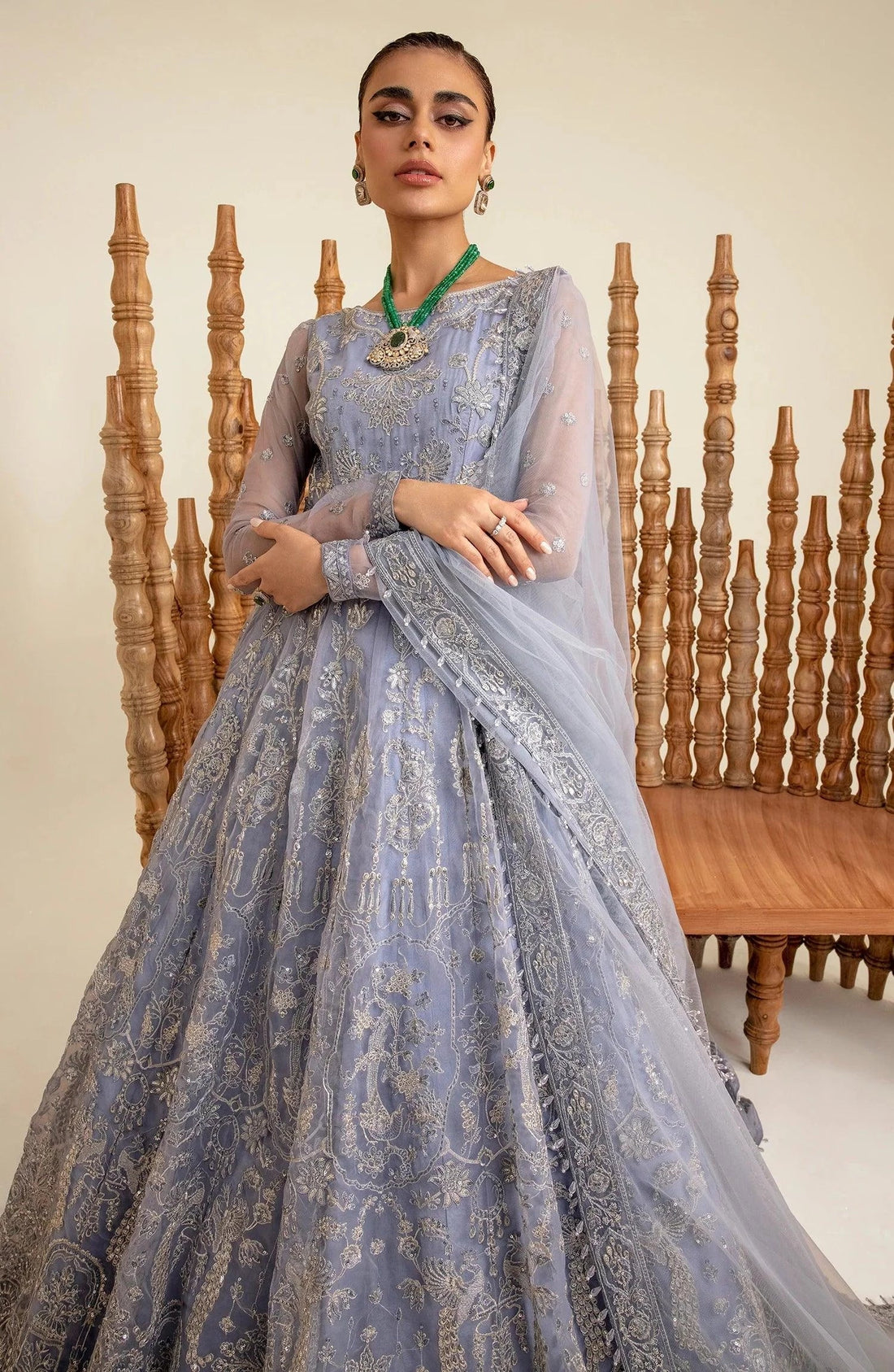 Maryum N Maria | The Brides 23 | Moons Reflection (MS23-540) - by - Libasekhas UK - Registered Vendor of : Maryum N Maria - 100% Original Designer Dresss