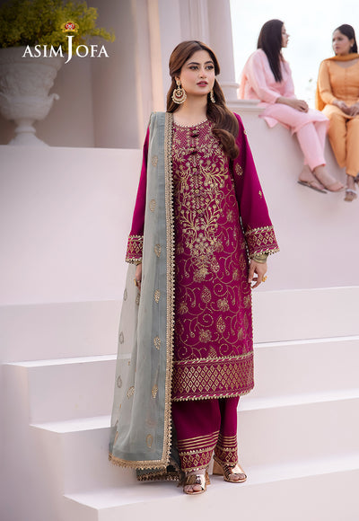Asim Jofa | Dhanak Rang Collection | AJCF-12 - by - Libasekhas UK - Registered Vendor of : Asim Jofa - 100% Original Designer Dresss