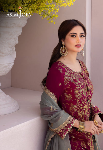 Asim Jofa | Dhanak Rang Collection | AJCF-12 - by - Libasekhas UK - Registered Vendor of : Asim Jofa - 100% Original Designer Dresss