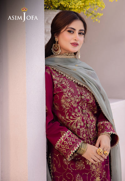Asim Jofa | Dhanak Rang Collection | AJCF-12 - by - Libasekhas UK - Registered Vendor of : Asim Jofa - 100% Original Designer Dresss
