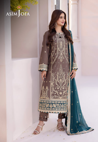 Asim Jofa | Dhanak Rang Collection | AJCF-30 - by - Libasekhas UK - Registered Vendor of : Asim Jofa - 100% Original Designer Dresss