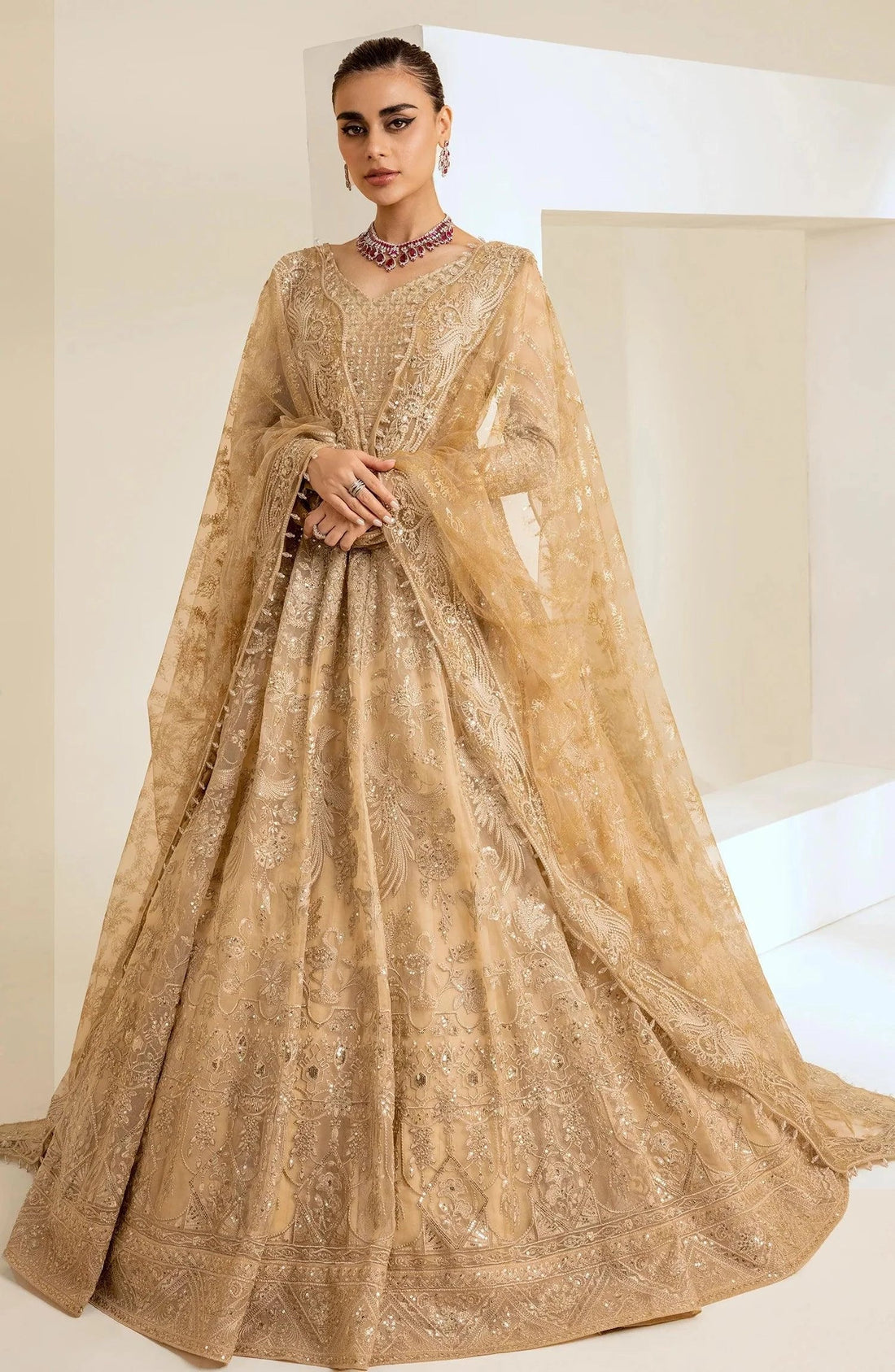 Maryum N Maria | The Brides 23 | Omega (MS23-537) - by - Libasekhas UK - Registered Vendor of : Maryum N Maria - 100% Original Designer Dresss