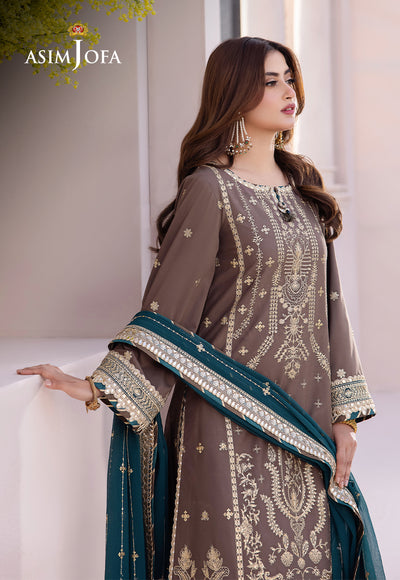 Asim Jofa | Dhanak Rang Collection | AJCF-30 - by - Libasekhas UK - Registered Vendor of : Asim Jofa - 100% Original Designer Dresss