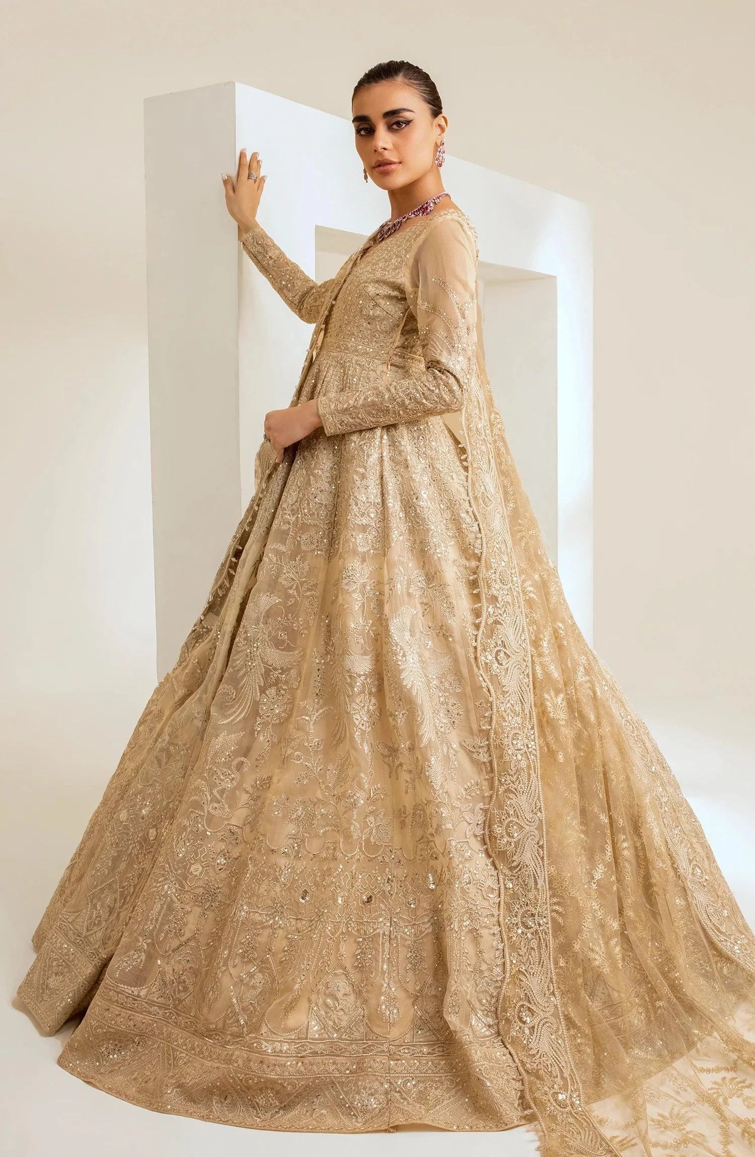 Maryum N Maria | The Brides 23 | Omega (MS23-537) - by - Libasekhas UK - Registered Vendor of : Maryum N Maria - 100% Original Designer Dresss