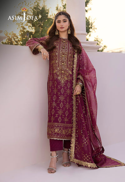 Asim Jofa | Dhanak Rang Collection | AJCF-05 - by - Libasekhas UK - Registered Vendor of : Asim Jofa - 100% Original Designer Dresss