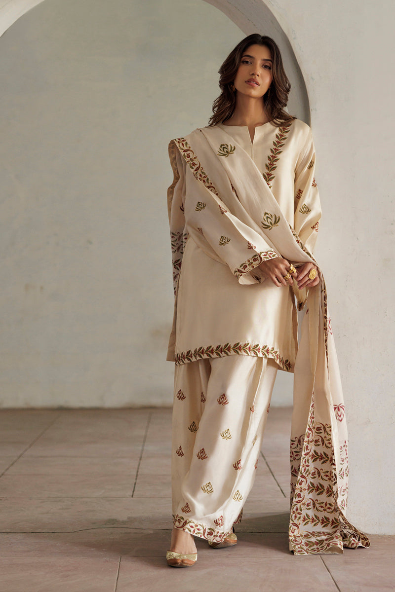 The Pink Tree Company | Yaadish Bakhair | Ivory Baagh - by Libasekhas UK - Registered Vendor of : The Pink Tree Company - 100% Original Designer Dress