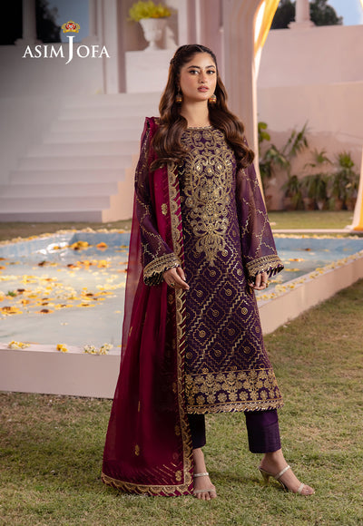 Asim Jofa | Dhanak Rang Collection | AJCF-02 - by - Libasekhas UK - Registered Vendor of : Asim Jofa - 100% Original Designer Dresss