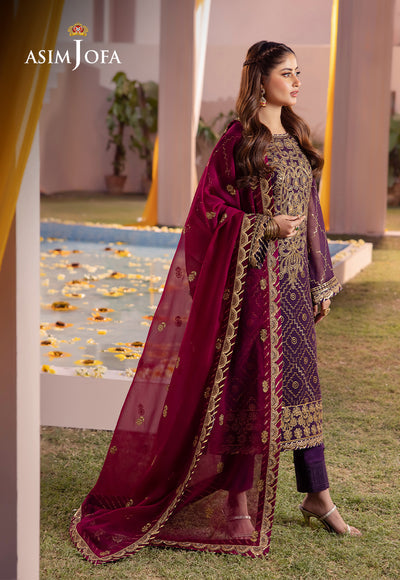 Asim Jofa | Dhanak Rang Collection | AJCF-02 - by - Libasekhas UK - Registered Vendor of : Asim Jofa - 100% Original Designer Dresss
