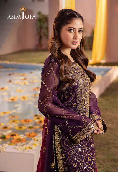 Asim Jofa | Dhanak Rang Collection | AJCF-02 - by - Libasekhas UK - Registered Vendor of : Asim Jofa - 100% Original Designer Dresss