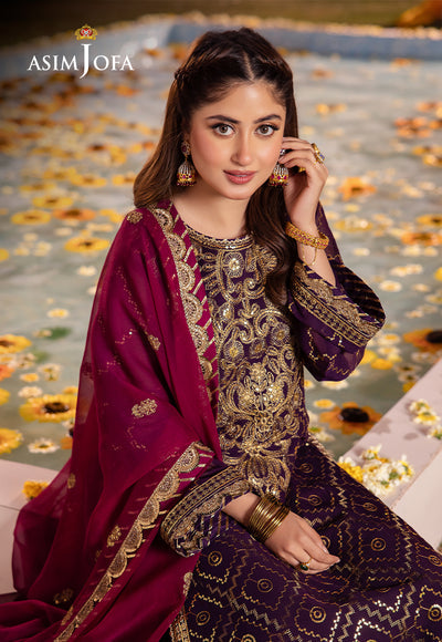 Asim Jofa | Dhanak Rang Collection | AJCF-02 - by - Libasekhas UK - Registered Vendor of : Asim Jofa - 100% Original Designer Dresss
