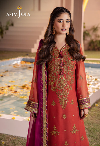 Asim Jofa | Dhanak Rang Collection | AJCF-24 - by - Libasekhas UK - Registered Vendor of : Asim Jofa - 100% Original Designer Dresss
