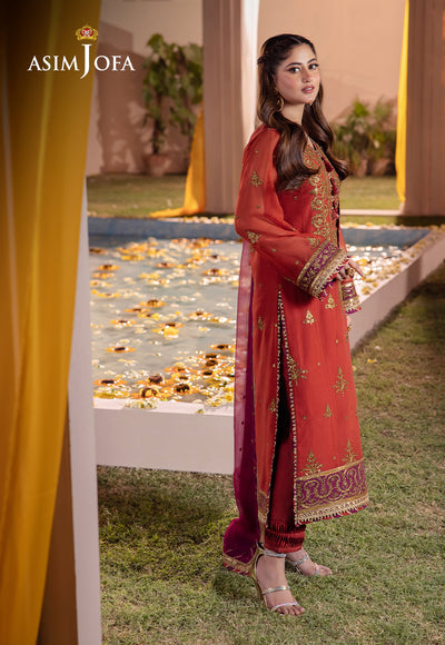 Asim Jofa | Dhanak Rang Collection | AJCF-24 - by - Libasekhas UK - Registered Vendor of : Asim Jofa - 100% Original Designer Dresss