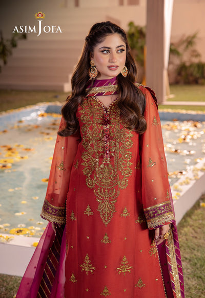 Asim Jofa | Dhanak Rang Collection | AJCF-24 - by - Libasekhas UK - Registered Vendor of : Asim Jofa - 100% Original Designer Dresss