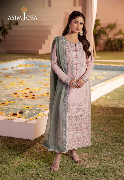 Asim Jofa | Dhanak Rang Collection | AJCF-14 - by - Libasekhas UK - Registered Vendor of : Asim Jofa - 100% Original Designer Dresss