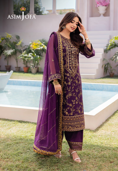 Asim Jofa | Dhanak Rang Collection | AJCF-08 - by - Libasekhas UK - Registered Vendor of : Asim Jofa - 100% Original Designer Dresss