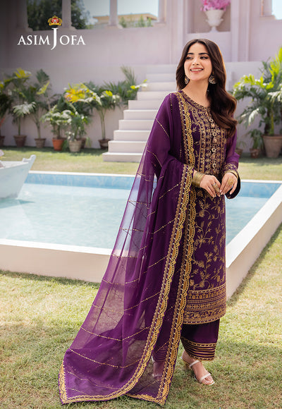 Asim Jofa | Dhanak Rang Collection | AJCF-08 - by - Libasekhas UK - Registered Vendor of : Asim Jofa - 100% Original Designer Dresss