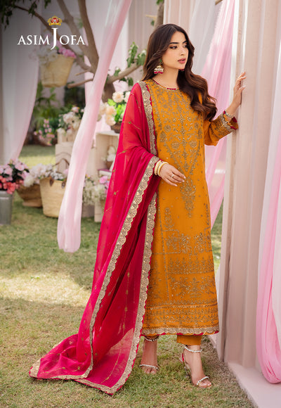 Asim Jofa | Dhanak Rang Collection | AJCF-25 - by - Libasekhas UK - Registered Vendor of : Asim Jofa - 100% Original Designer Dresss