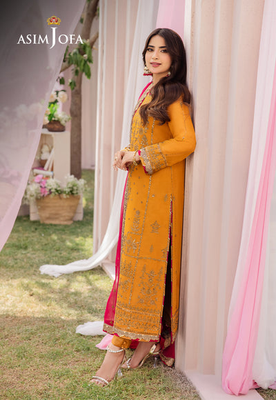 Asim Jofa | Dhanak Rang Collection | AJCF-25 - by - Libasekhas UK - Registered Vendor of : Asim Jofa - 100% Original Designer Dresss