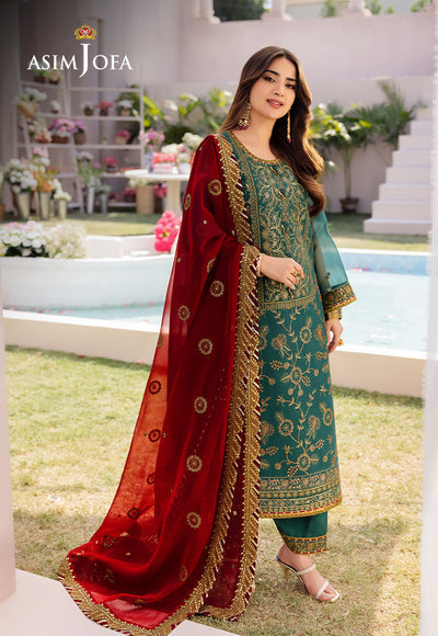 Asim Jofa | Dhanak Rang Collection | AJCF-11 - by - Libasekhas UK - Registered Vendor of : Asim Jofa - 100% Original Designer Dresss