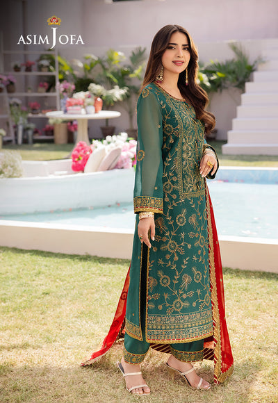 Asim Jofa | Dhanak Rang Collection | AJCF-11 - by - Libasekhas UK - Registered Vendor of : Asim Jofa - 100% Original Designer Dresss
