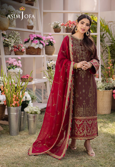 Asim Jofa | Dhanak Rang Collection | AJCF-27 - by - Libasekhas UK - Registered Vendor of : Asim Jofa - 100% Original Designer Dresss