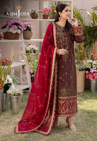 Asim Jofa | Dhanak Rang Collection | AJCF-27 - by - Libasekhas UK - Registered Vendor of : Asim Jofa - 100% Original Designer Dresss