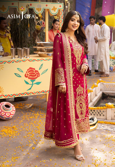 Asim Jofa | Chamak Damak Festive 24 | AJCD-21 - by - Libasekhas UK - Registered Vendor of : Asim Jofa - 100% Original Designer Dresss