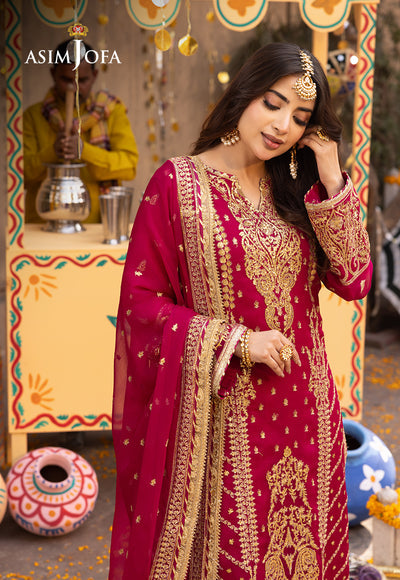 Asim Jofa | Chamak Damak Festive 24 | AJCD-21 - by - Libasekhas UK - Registered Vendor of : Asim Jofa - 100% Original Designer Dresss