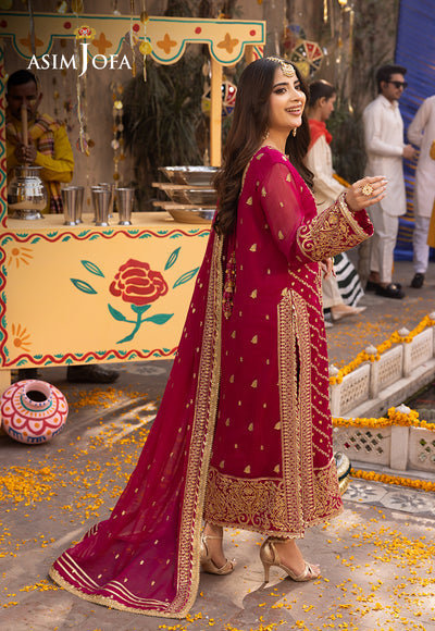 Asim Jofa | Chamak Damak Festive 24 | AJCD-21 - by - Libasekhas UK - Registered Vendor of : Asim Jofa - 100% Original Designer Dresss