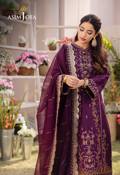 Asim Jofa | Dhanak Rang Collection | AJCF-22 - by - Libasekhas UK - Registered Vendor of : Asim Jofa - 100% Original Designer Dresss
