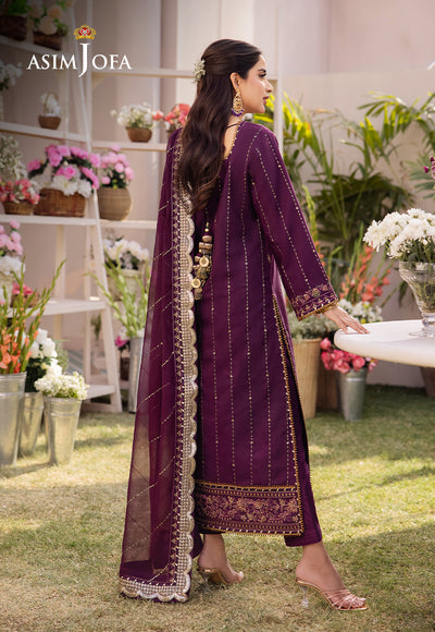 Asim Jofa | Dhanak Rang Collection | AJCF-22 - by - Libasekhas UK - Registered Vendor of : Asim Jofa - 100% Original Designer Dresss