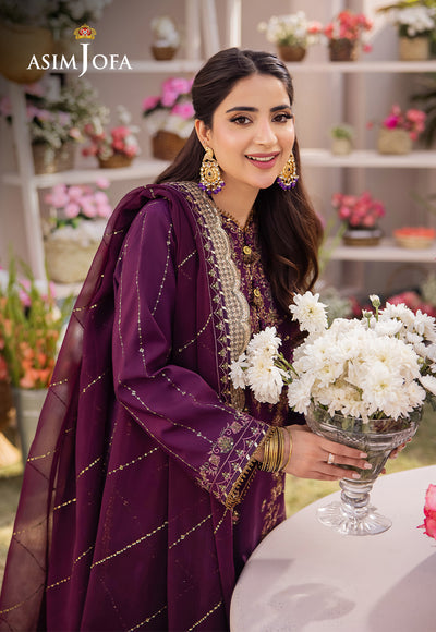 Asim Jofa | Dhanak Rang Collection | AJCF-22 - by - Libasekhas UK - Registered Vendor of : Asim Jofa - 100% Original Designer Dresss