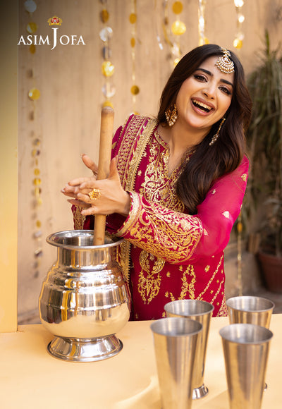 Asim Jofa | Chamak Damak Festive 24 | AJCD-21 - by - Libasekhas UK - Registered Vendor of : Asim Jofa - 100% Original Designer Dresss