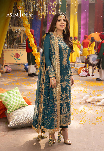 Asim Jofa | Chamak Damak Festive 24 | AJCD-07 - by - Libasekhas UK - Registered Vendor of : Asim Jofa - 100% Original Designer Dresss