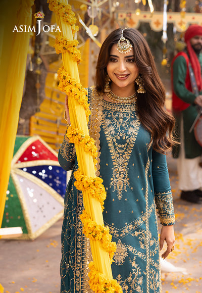 Asim Jofa | Chamak Damak Festive 24 | AJCD-07 - by - Libasekhas UK - Registered Vendor of : Asim Jofa - 100% Original Designer Dresss