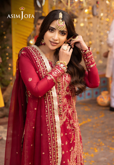 Asim Jofa | Chamak Damak Festive 24 | AJCD-25 - by - Libasekhas UK - Registered Vendor of : Asim Jofa - 100% Original Designer Dresss
