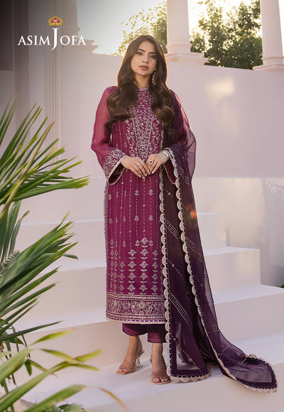 Asim Jofa | Dhanak Rang Collection | AJCF-19 - by - Libasekhas UK - Registered Vendor of : Asim Jofa - 100% Original Designer Dresss