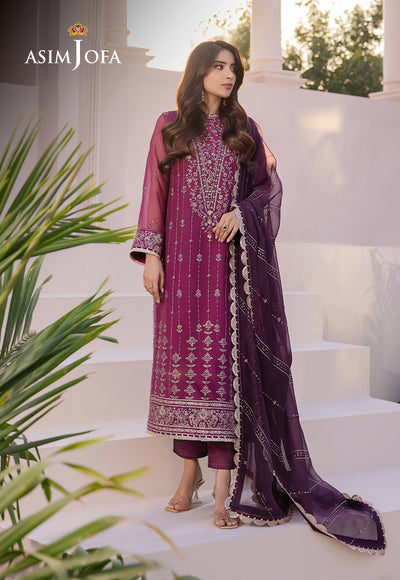 Asim Jofa | Dhanak Rang Collection | AJCF-19 - by - Libasekhas UK - Registered Vendor of : Asim Jofa - 100% Original Designer Dresss