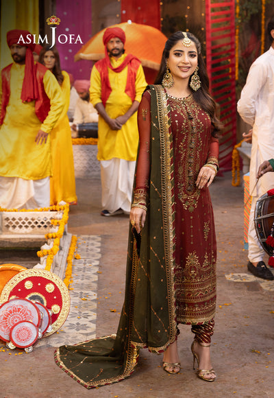 Asim Jofa | Chamak Damak Festive 24 | AJCD-22 - by - Libasekhas UK - Registered Vendor of : Asim Jofa - 100% Original Designer Dresss
